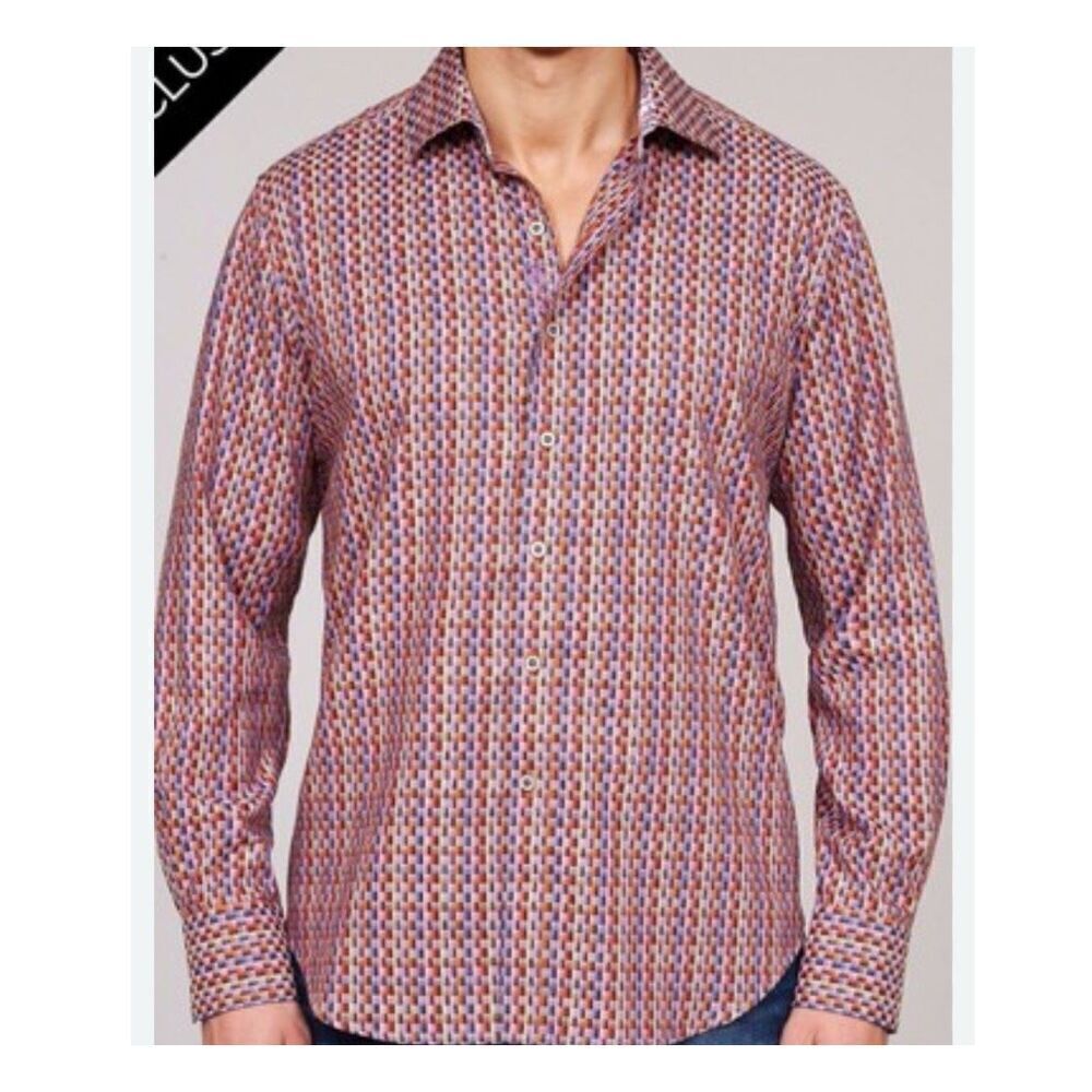 ROBERT GRAHAM CANNON BEACH CLASSIC FIT SPORT SHIRT CHECK MULTI XL